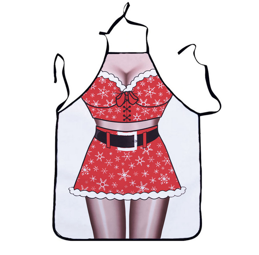 3D Funny Party Apron Kitchen Man Women Halloween Aprons Dinner Party Cooking Apron Adult Cuisine Pinafore