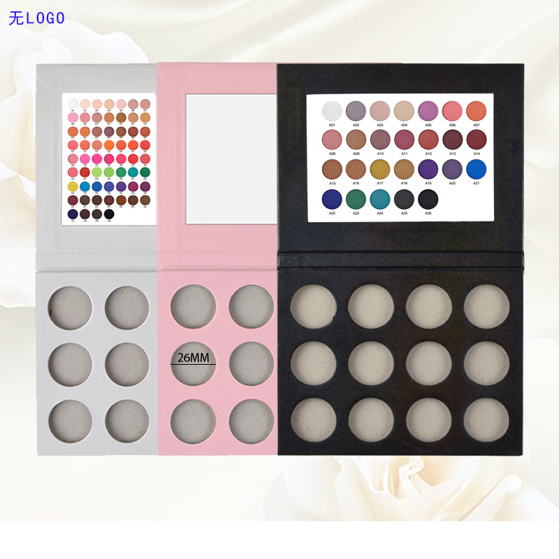New Eyeshadow Pearly Matte DIY 12-hole Eyeshadow Palette Multifunctional Eyeshadow Customization Without LOGO