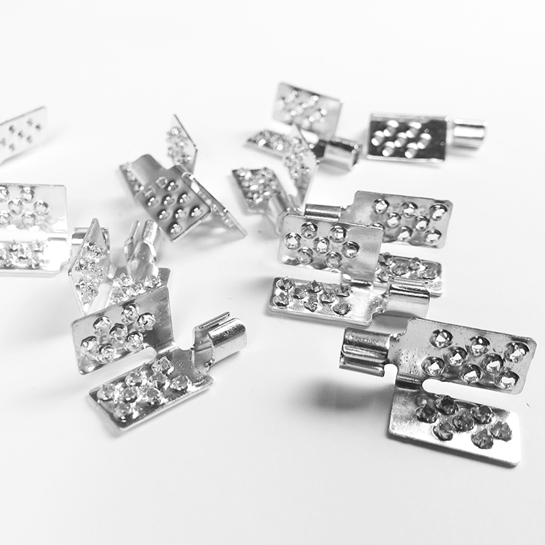 FELIX KOREA Heating Film Connectors and Terminals Nickel Plated Clips and Clamps for Heating Film Wholesale