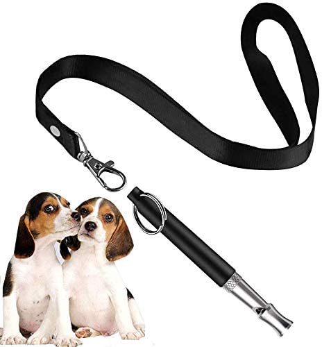 Professional Stop barking Silent Metal Dog Whistles Ultrasonic Stainless Steel Dog Whistle with Lanyard Pet Dog Training Tool