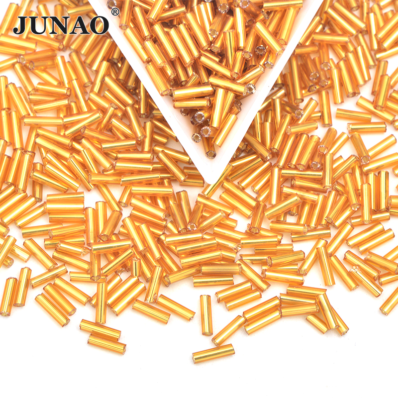 Wholesale 440g 6mm Sewing Garment Crystal Spacer Beads Gold Color Glass Rhinestone Beads For DIY Clothes Needlework