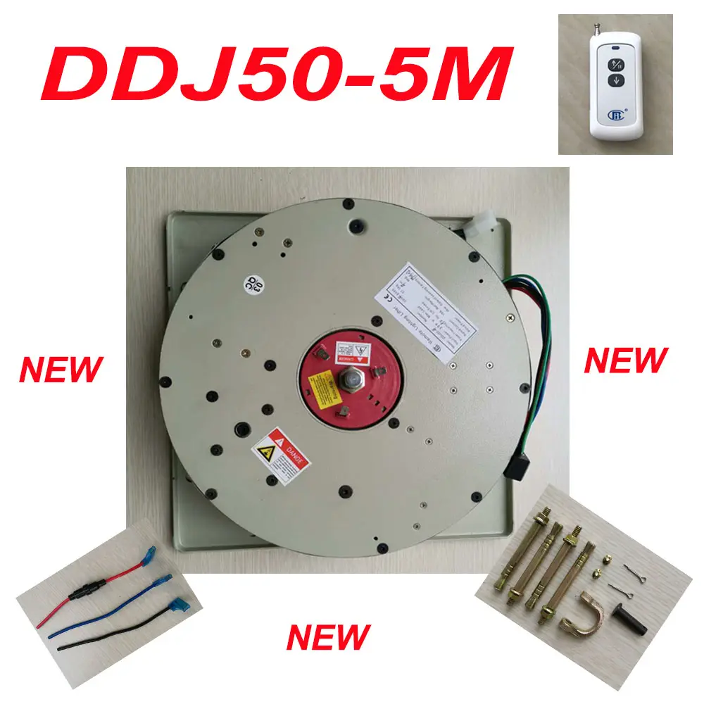 DDJ50-5M Remote Controller Lowering System Chandelier Scolling System Crystal Light Lift Chandelier Hoist 110-120V 220-240V