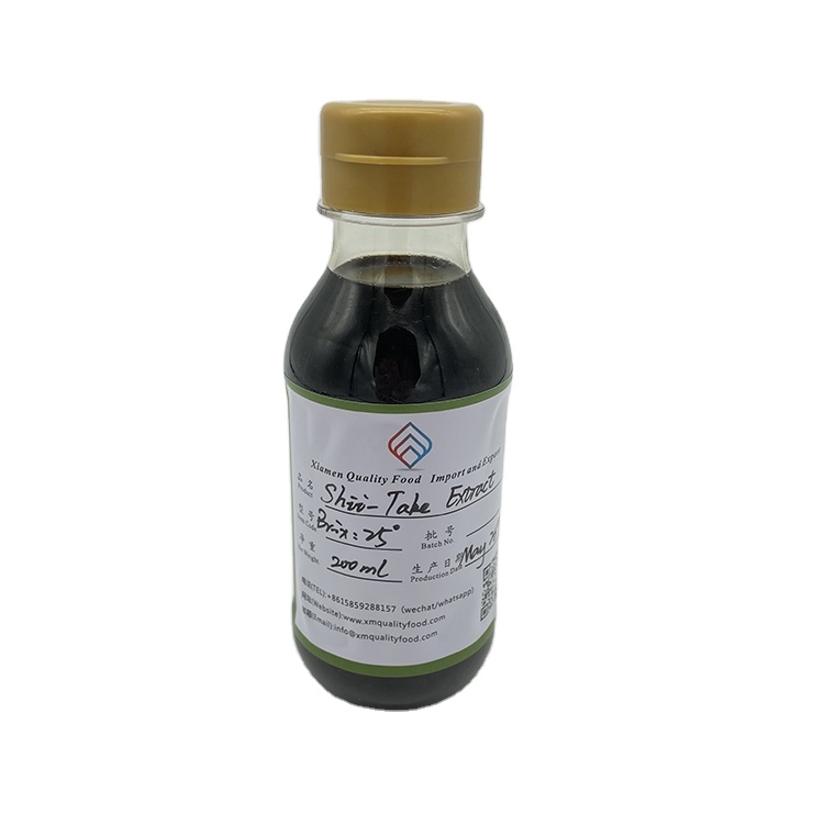 Iso22000 Cold Storage Dlight Brown Concentrate Shiitake Mushroom Juice
