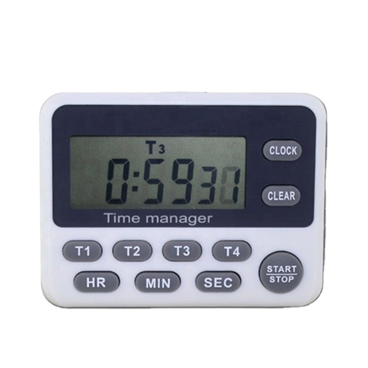 Digital Count Down Kitchen Timer With Alarm Large Screen Fast Setting