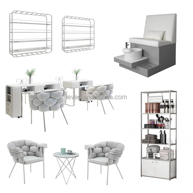 nail salon table furniture set nail manicure table for beauty salon