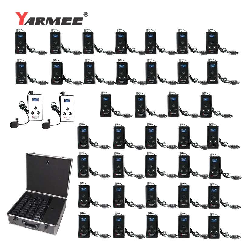 YARMEE YT200 система аудио гида Беспроводная система гида для путешествий, церкви, синхронного перевода