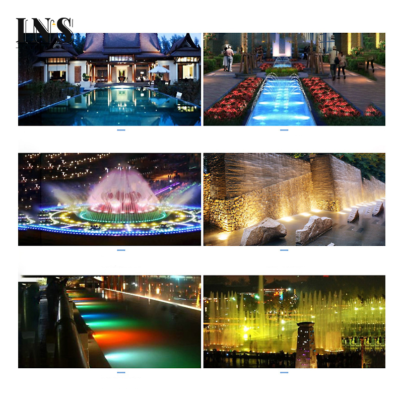 HIgh Quality Outdoor LED Lights RGB Colorful 6W 9W 12W 18W IP68 Floor Lighting Underwater Pool Lamps