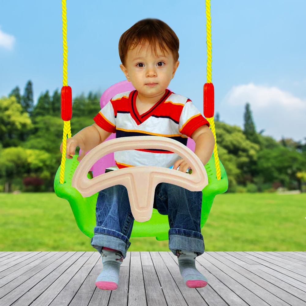 KUNYANG TOYS Kids Garden Children Swing Outdoor Plastic Toy Swings Funny Baby Swing Chair for Kids