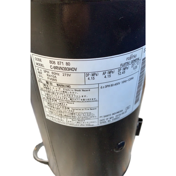 Завод прямых продаж Sanyo компрессором Fujitsu C-9RVN393H0V,C-9RVN393HOV dc инвертор 3ph 60 Гц r410a