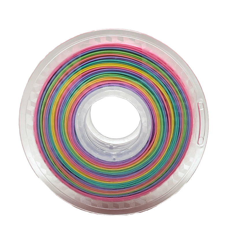 Многоцветная нить Molazon Rainbow PLA 1,75 мм нить pla