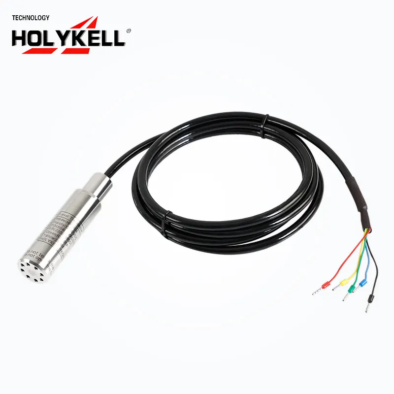Holykell OEM Fuel level monitoring HPT604 fuel tank level pressure sensor analog fuel level sensor 4-20mA