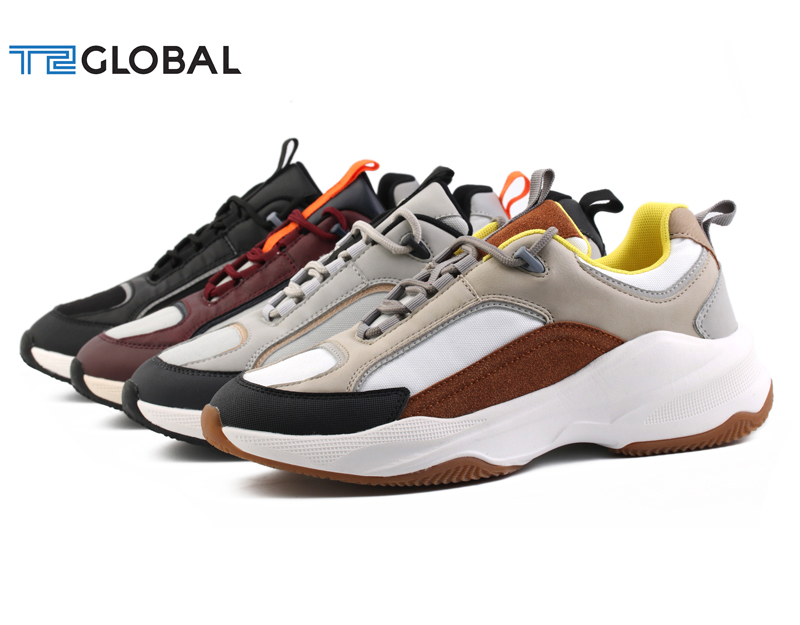 GT-21253M New Design Customized Color Fashion Comfortable Tpr Outsole Sport Men Shoes Wholesale Causal Shoes Man