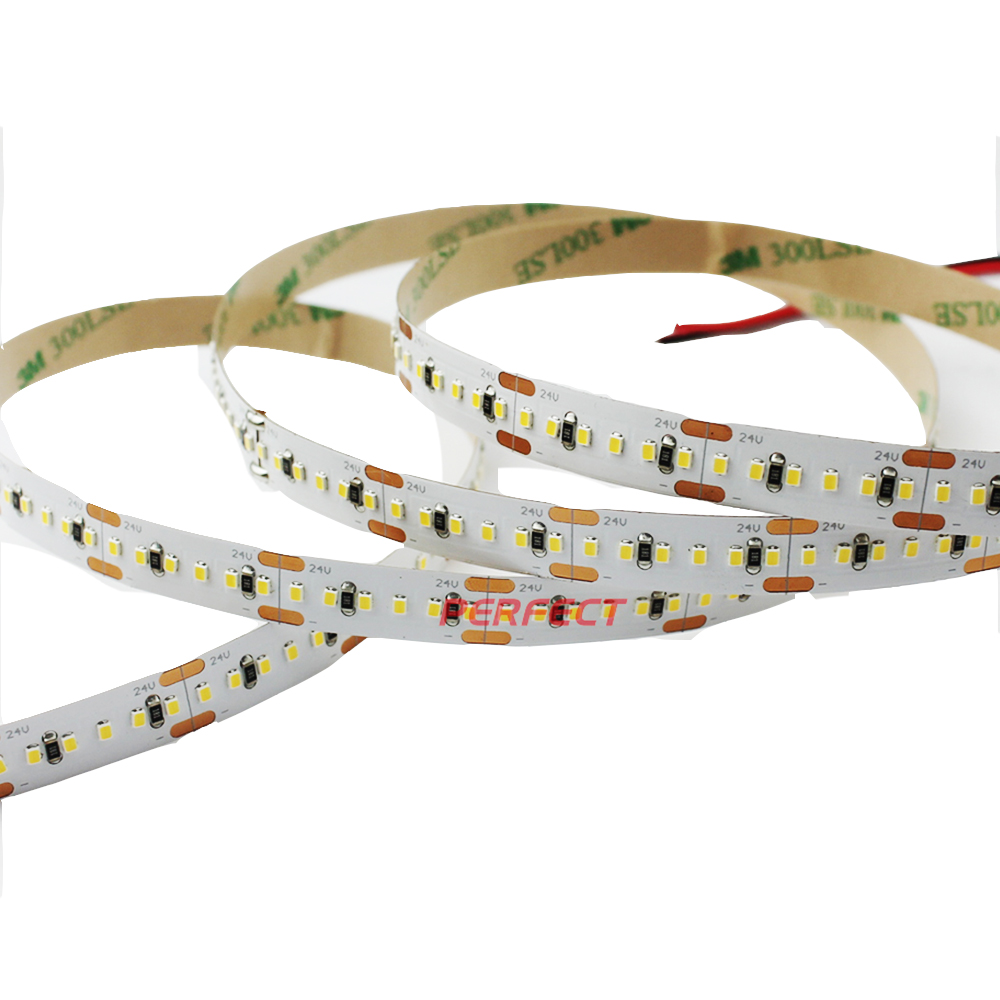 SMD светодиодные полосы 2216 240 светодиодов/M 19,2 Вт/м DC12V DC24V 10 мм светодиодные полосы
