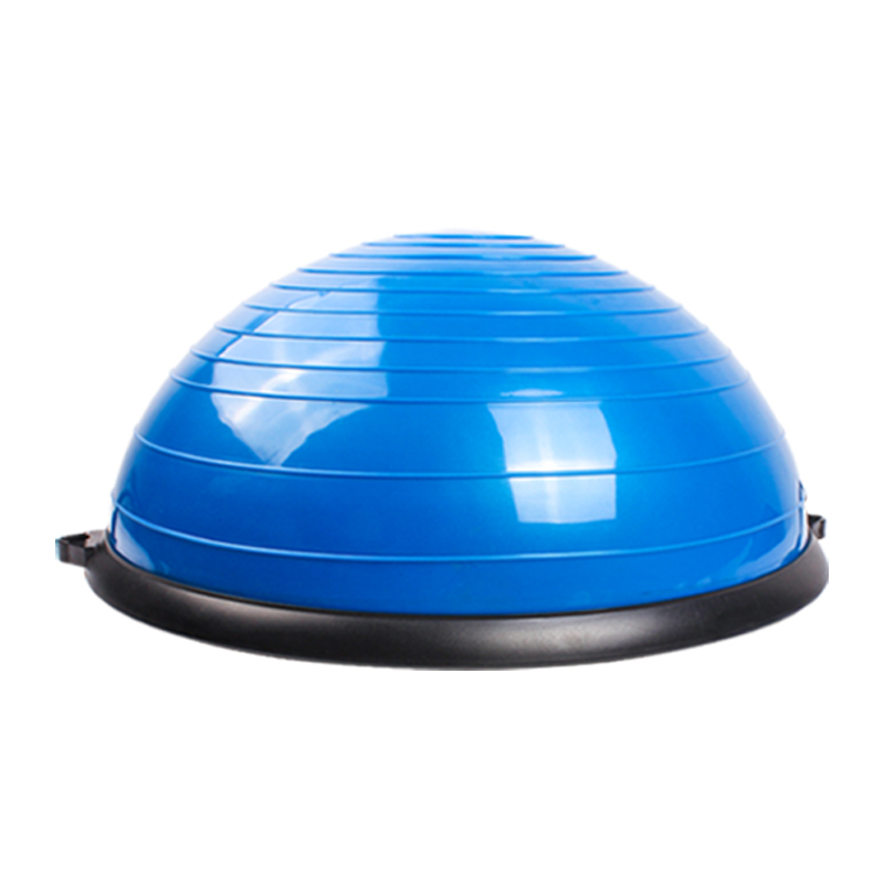 46cm Pilat Clear Anti Burst Yoga Half Massage Tune Up Balance Ball With Air Pump Pilates Fitness Wave Speed Ball Half