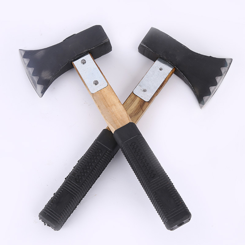 Высококачественный топор Tomahawk с резиновой ручкой, топор для кемпинга и выживания на природе, топор для кемпинга