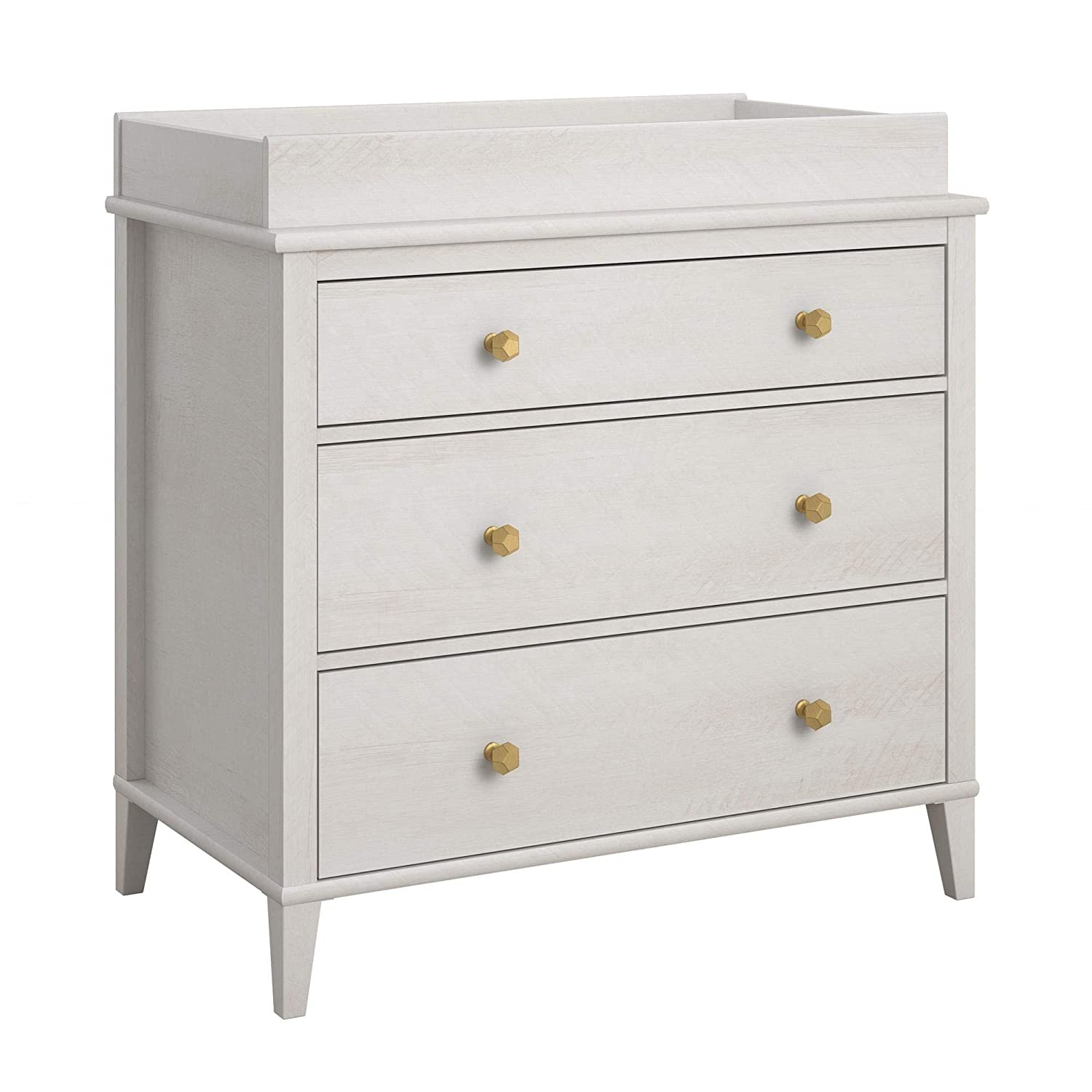 NOVA Modern Children Baby Furniture 3 Drawer Deeply Storage Wooden Diaper Changing Table Station