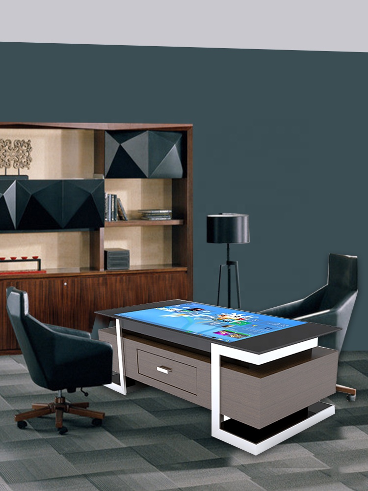 China factory 55 inch interactive touch screen coffee table 1920*1080 multi touch table restaurants smart table for home