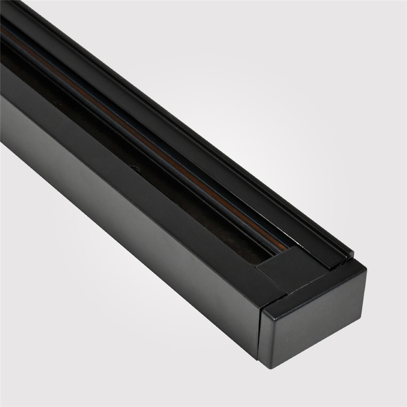 Customized LED line system light rail aluminum copper PC material 4-wire silver LED track rail