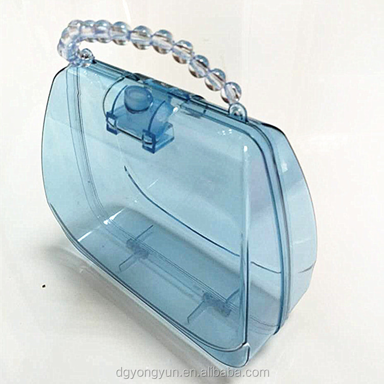 Manufacturer's mini transparent handbag Children's Princess Crown set Crown Magic wand jewelry hair box storage box