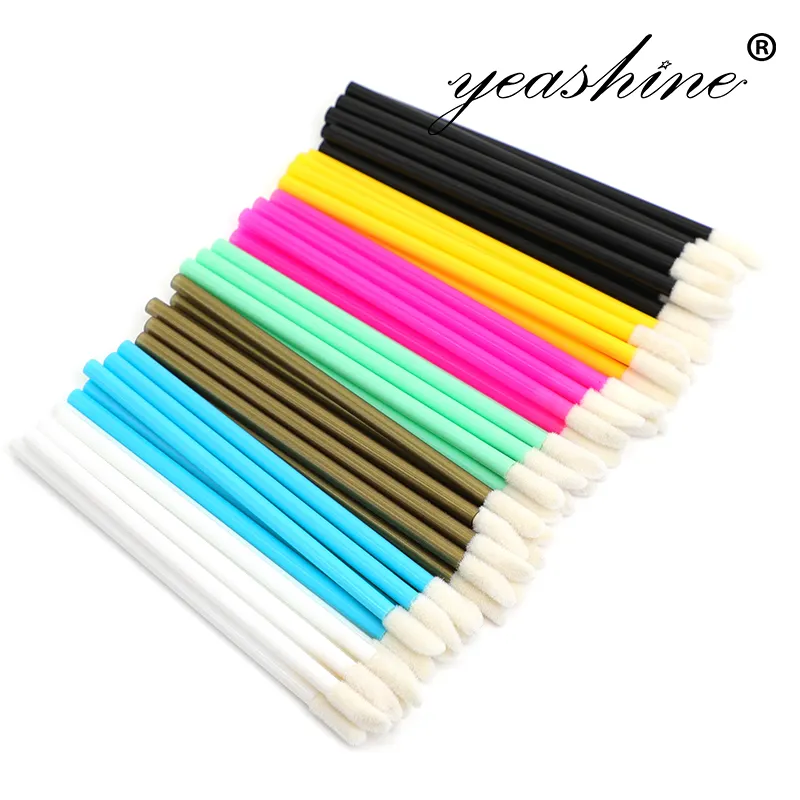 Lint Free Beauty Cosmetic Biodegradable Cheap Eyelashes Make Up Lipstick Lip Applicator Disposable