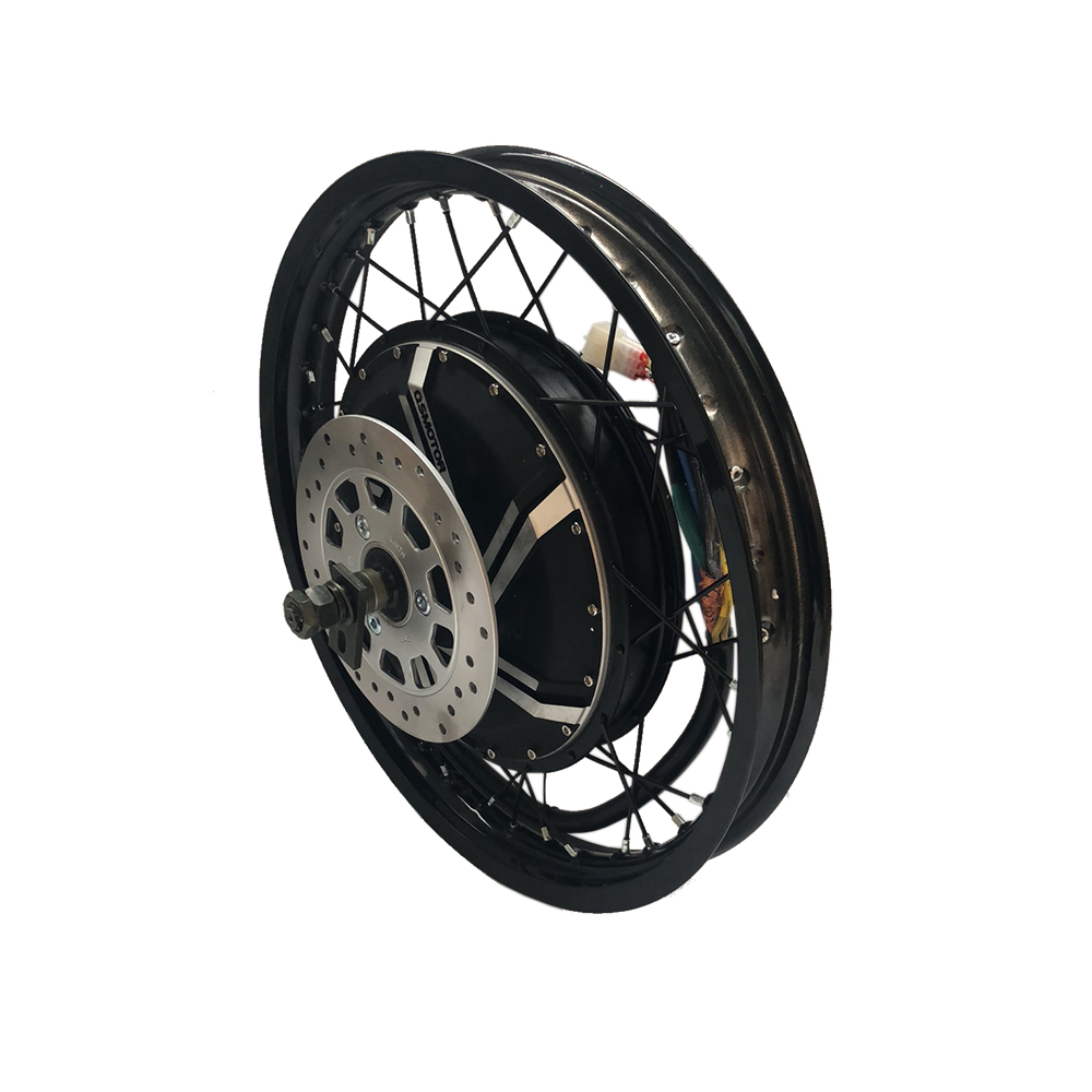 Электроскутер на колесах QS Motor Big Power, 16 дюймов, 96 в, 273, 16000 Вт, 273, 50H, V3, зеленый