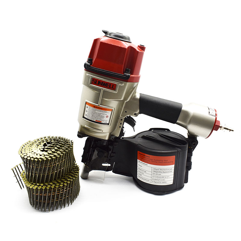 Low Price And Good Quality Safety Pneumatic Air Tools CN80 Coil Nail Gun Nailer For Pallets