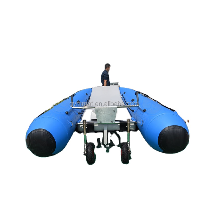 Inflatable Catamaran 3.3m  Fishing Boat With Motor Engine For Pulling Casualties From The Water In Rescue Situations