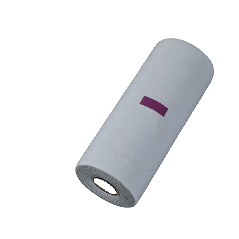 Одноразовые тисненая 100% натуральной древсной массы 2Ply бумажные полотенца для рук в рулоне