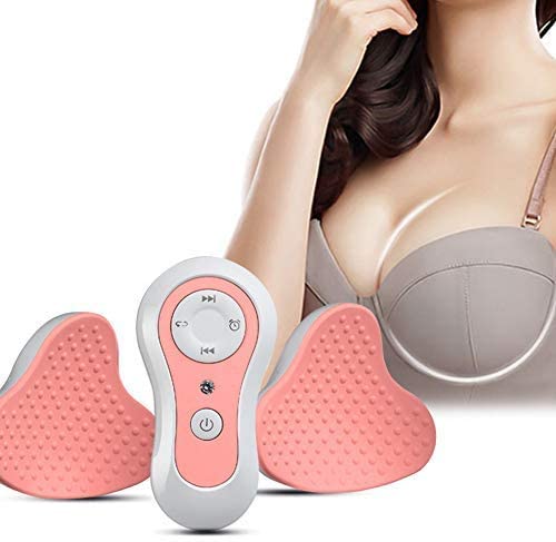Breast Massager, Waterproof Chest Enhancer USB Electric Chest Augmentation with Vibration Massage