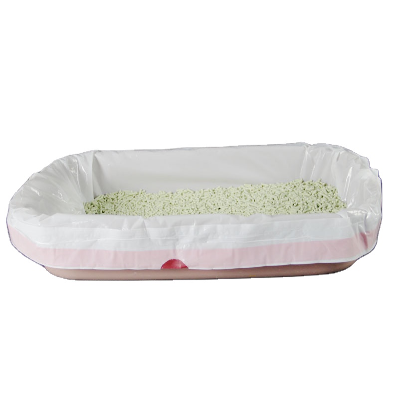 Plastic cat litter bag 48*90cm cat litter packaging zipper bag cat litter box bag