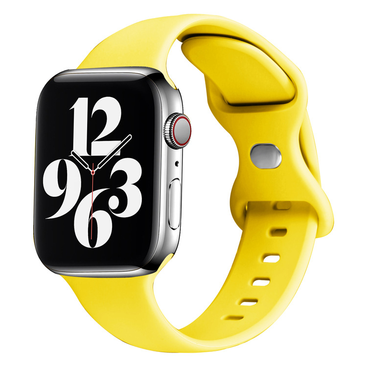Новинка от Apple iWatch с силиконовым ремешком и разноцветными бантами, подходит для ремешка apple watch