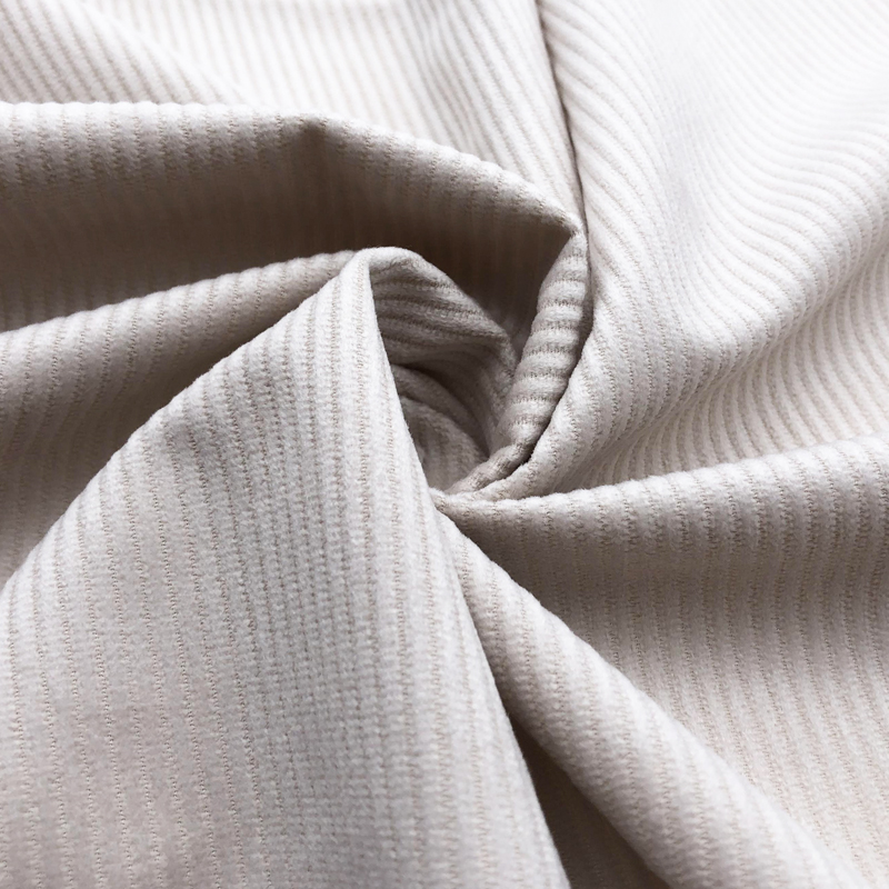 Velvet corduroy fabric 94% polyester 6% spandex 220 gsm stretch fabric hat cushion sofa home textile apparel fabric