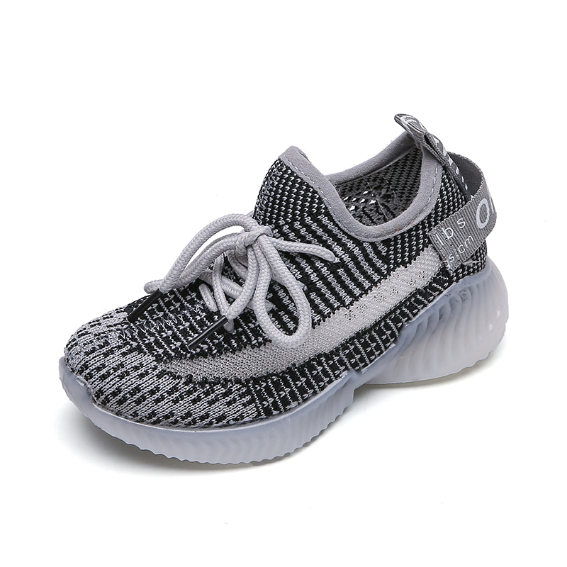 Оптовая продажа, детские кроссовки Yeezy, удобная детская обувь