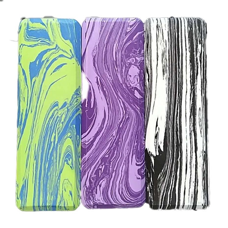 Wholesale custom printed camo yoga block set gym fitness yoga bricks