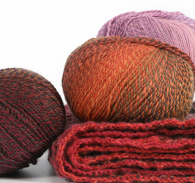 Charmkey wholesale Hollywood Colorful Nylon and Wool Blended Fancy Yarn for Crocheting Knitting