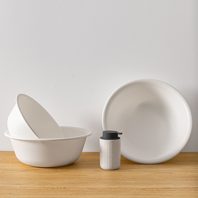 simple design Factory Price plastic washbasin multiple size pink washbasin white washbasin