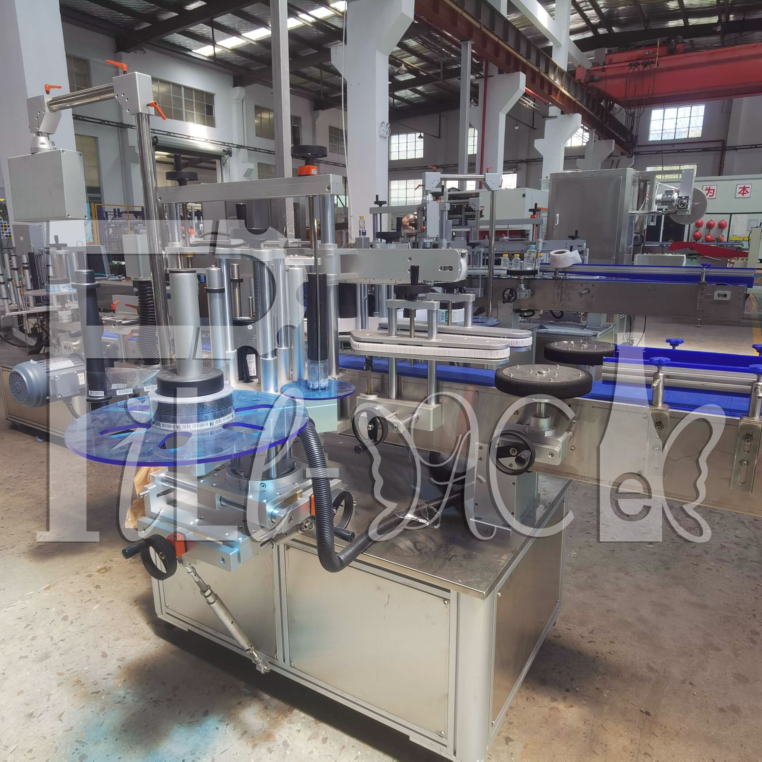 Automatic flat / round/ square bottle double Side Adhesive Sticker Labeling Machine