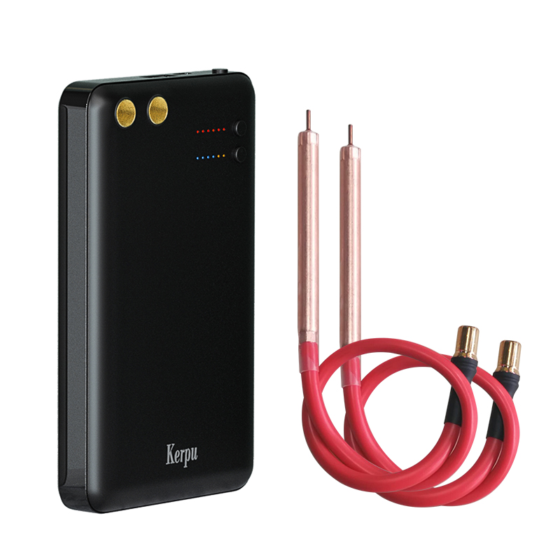 Powerbank-shaped Hand-held portable spot welder diy full set of accessories 18650 lithium battery 5000mAh mini spot welder