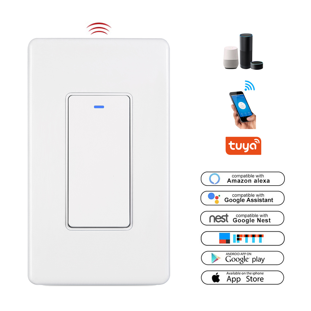Настенный Wi-Fi-переключатель для смартфона, совместим с Alexa Google