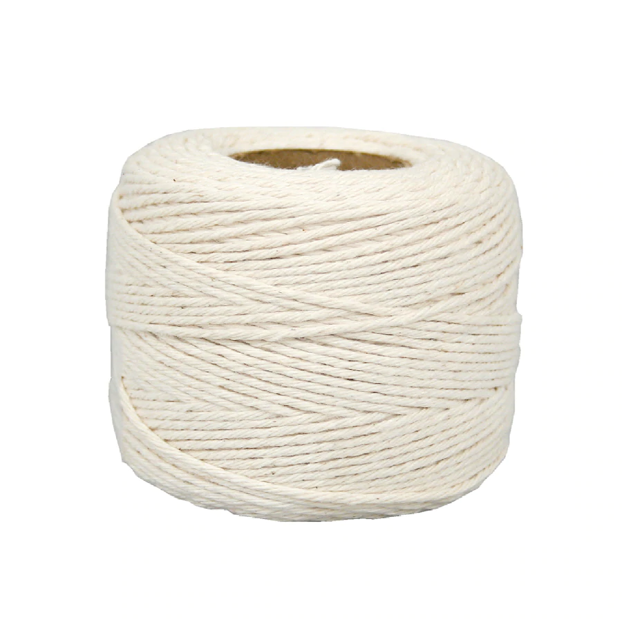More size twist barbante silk natural color cotton rope hot sale
