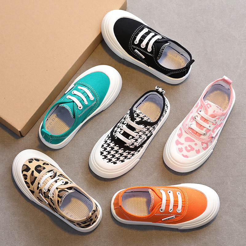 2021 Hot Sale Soft-soled Breathable Simple Canvas Shoes For Children