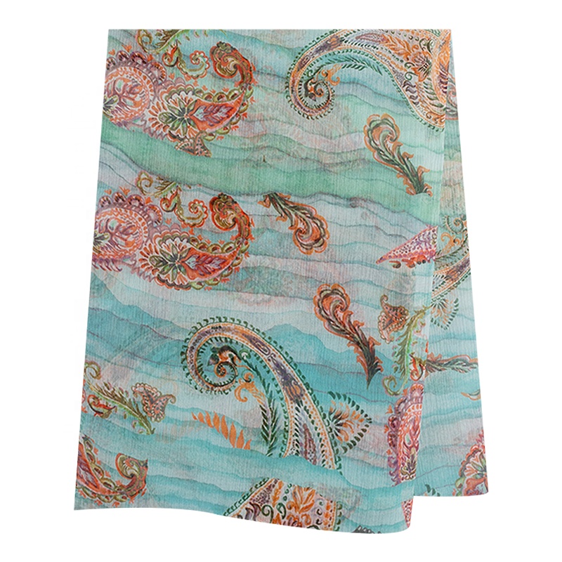 new design wrinkle print silk fabric 100% mulberry silk 8mm crepe Ggt digital print fabric for silk dress scarves
