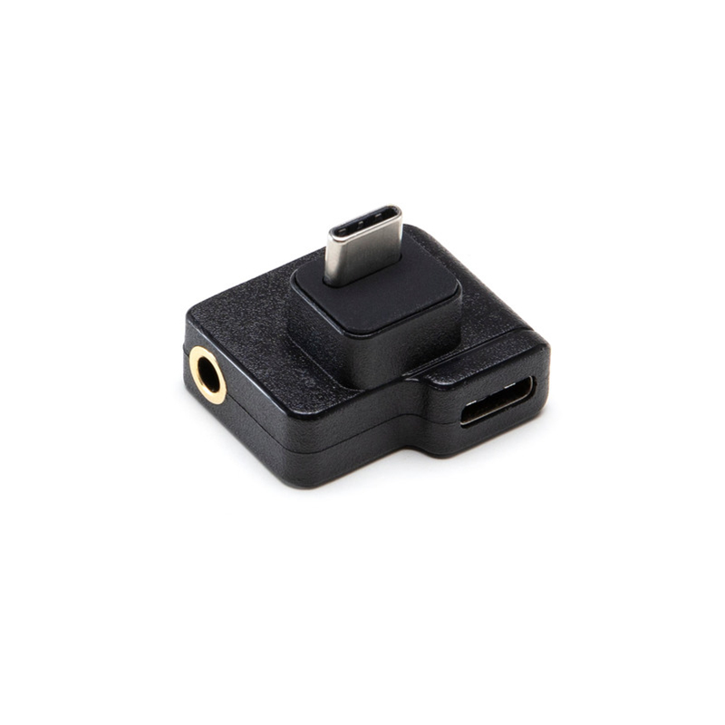 CYNOVA OSMO Action Dual USB-C to 3.5mm Mic Microphone Adapter Compatible with DJI OSMO Action Accessories