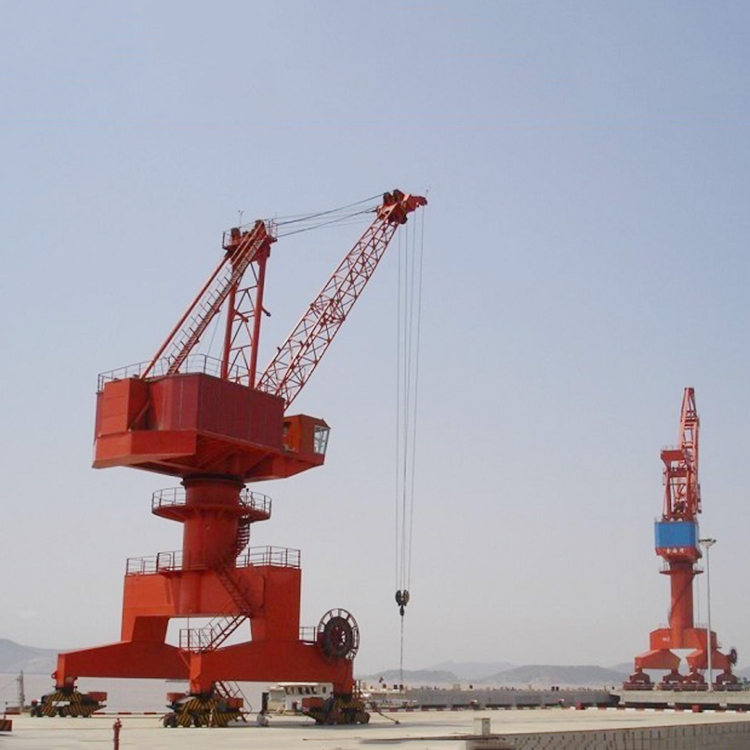 Mq Type Harbour Mobile 40 Ton Four Link Portal Jib Crane