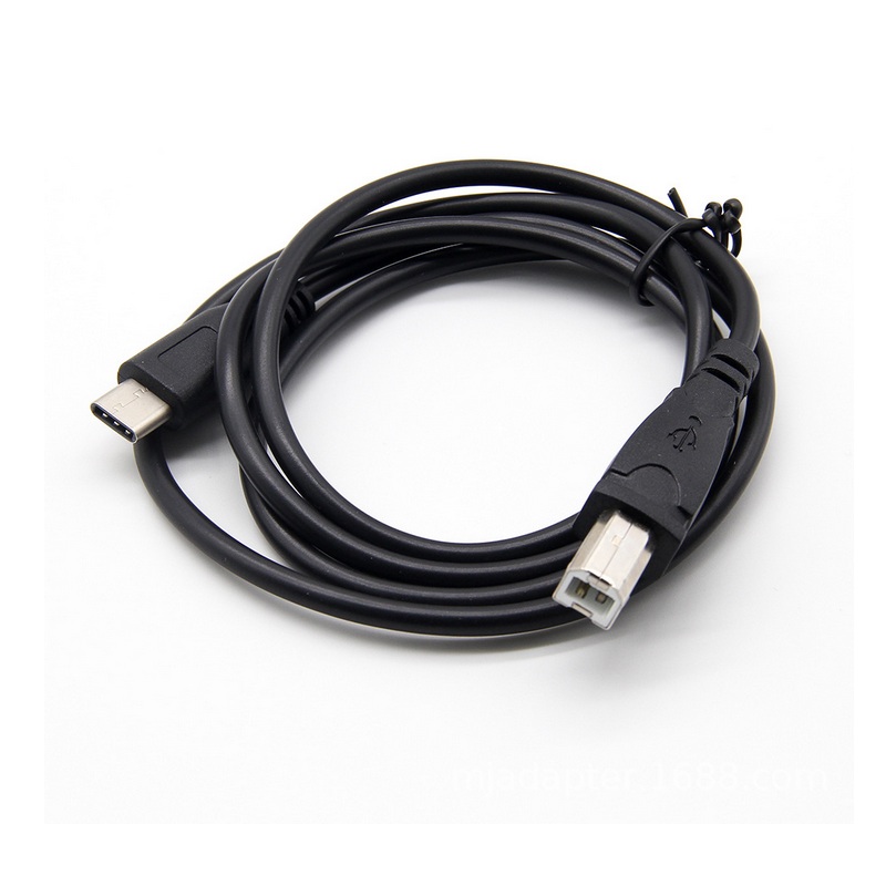 Кабель для принтера типа C USB C к USB B 2,0 кабель для сканера