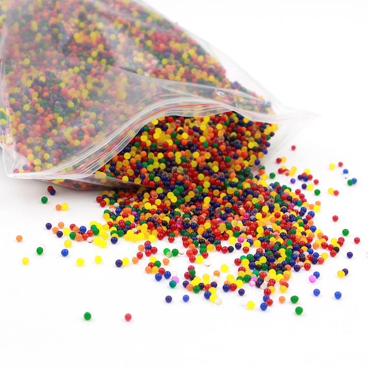 Low MOQ high quality mixed color crystal soil water beads ball polymer gel jelly ball for Plant Decoration