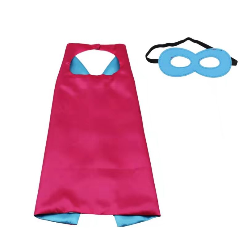 Anime Cosplay Capes Masks Cloaks Halloween Xmas Kids Boys Girls Party cape mask