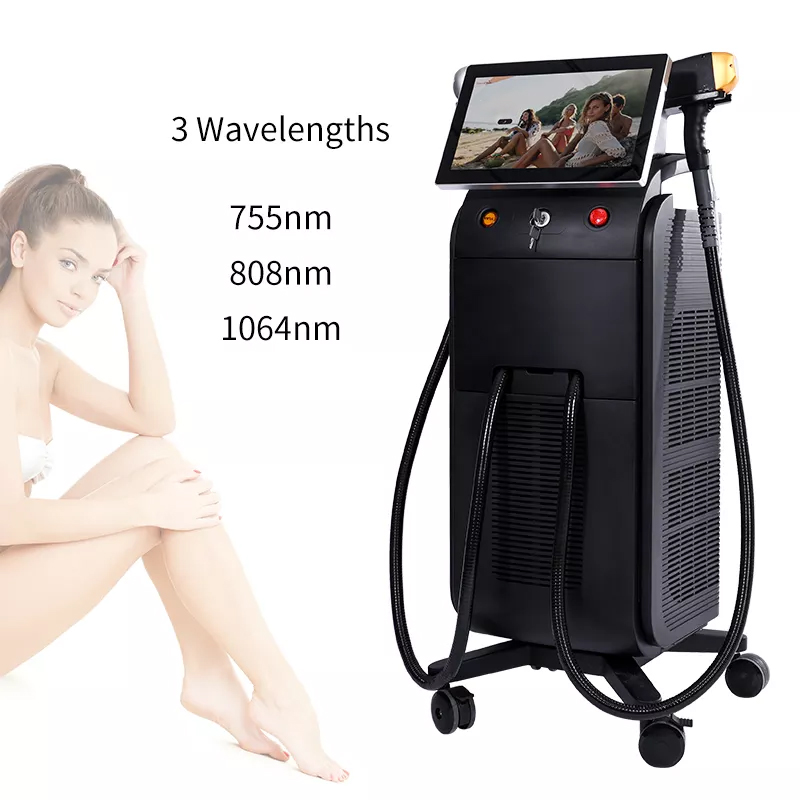 Alexandrite-Laser Permanent Hair Remover, Diode Laser Epilator, Ice Platinum, 755, 808, 1064, deka Laser