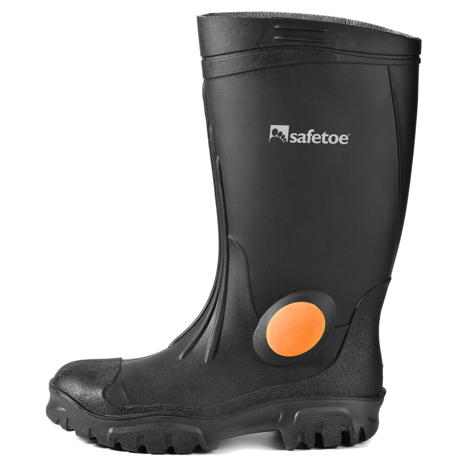 Waterproof Heavy Industry Steel toe Safety PVC Rain Boots Anti Puncture Wellington Gum Boots