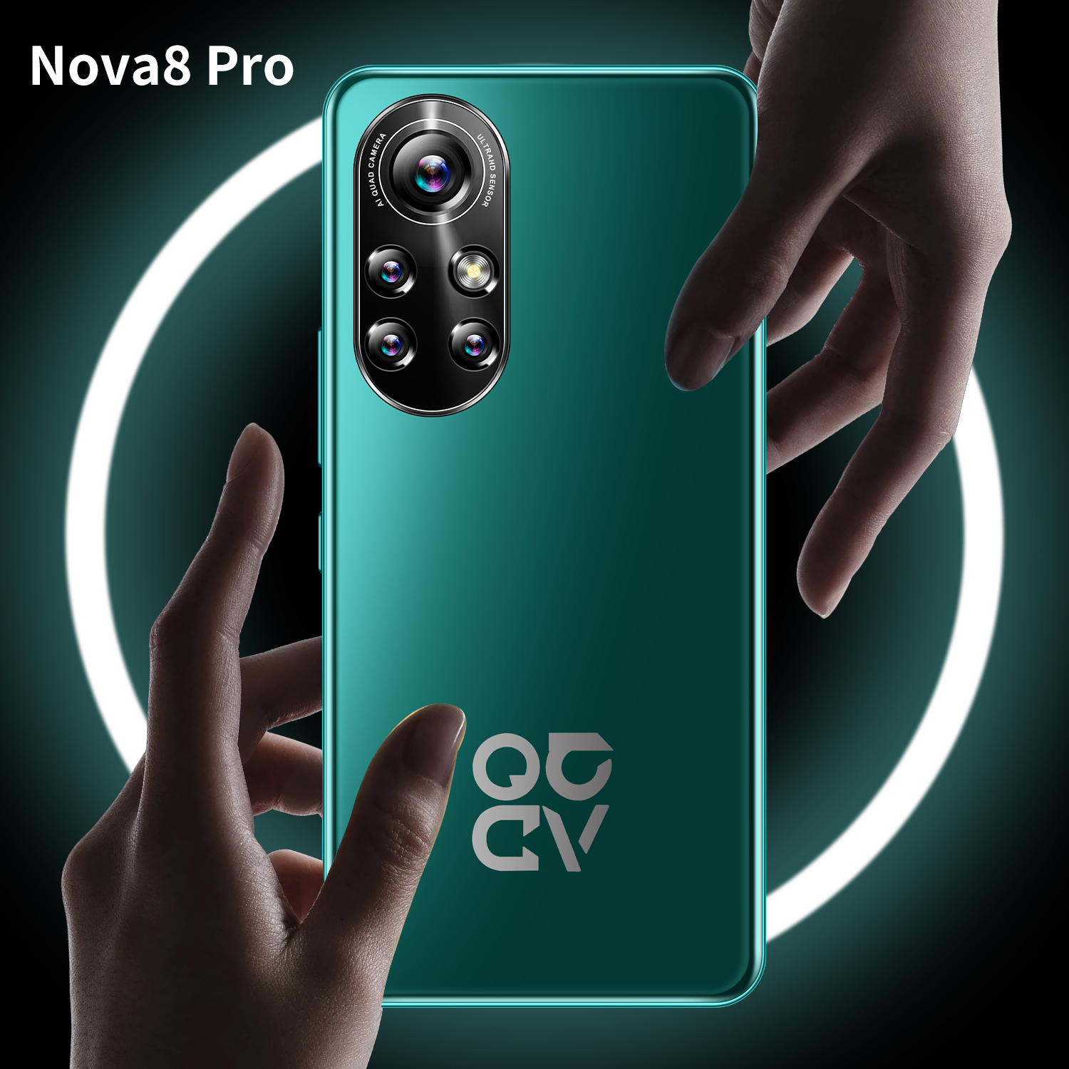 NO1 по выгодной цене с доставкой, Nova8 pro мобильный телефон 6,1 дюймов Android телефоны 8 ГБ + 128 мобильных телефонов 4G 5G Android 10,0 умных мобильных телефонов